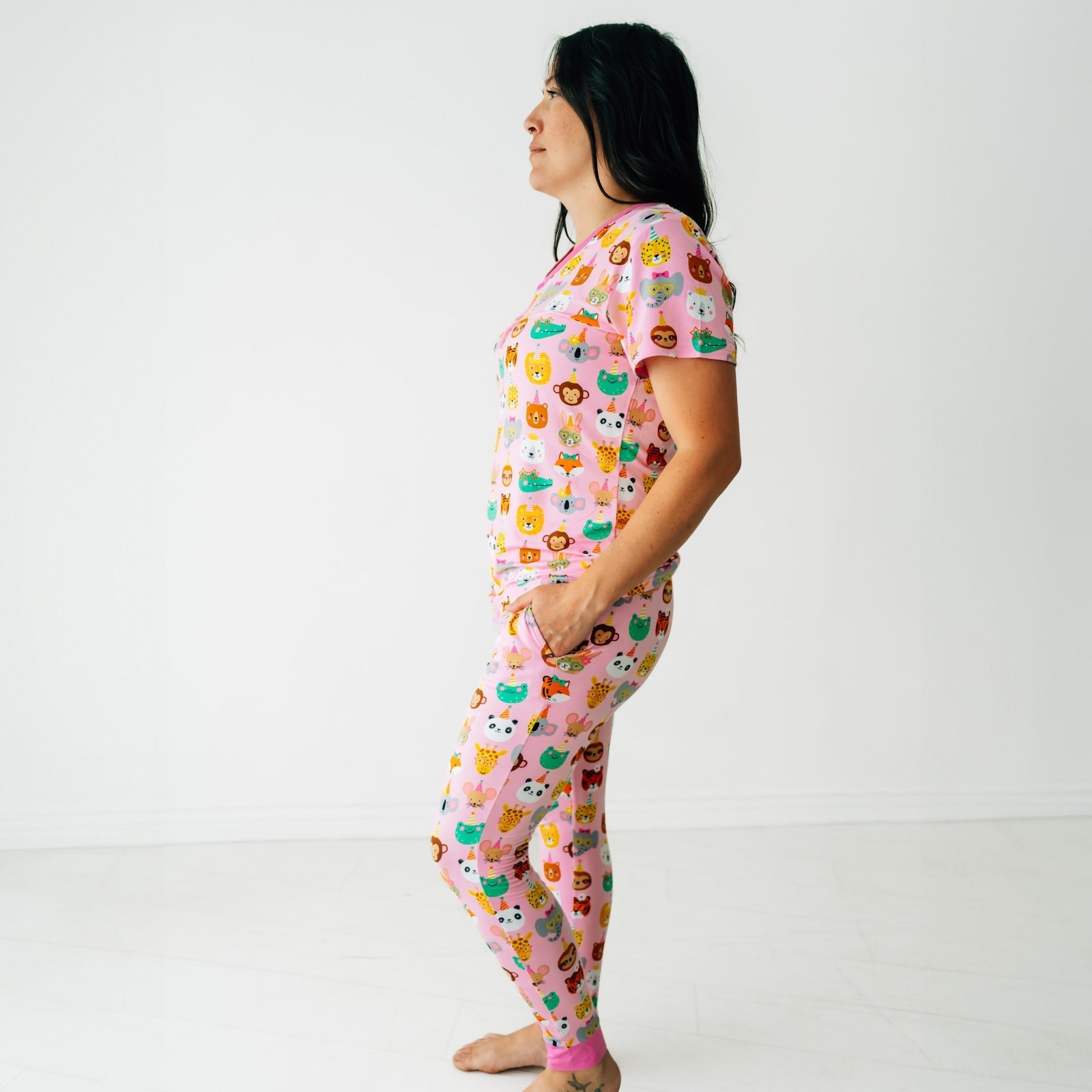 Pink Party Pals Women's Pajama Pants