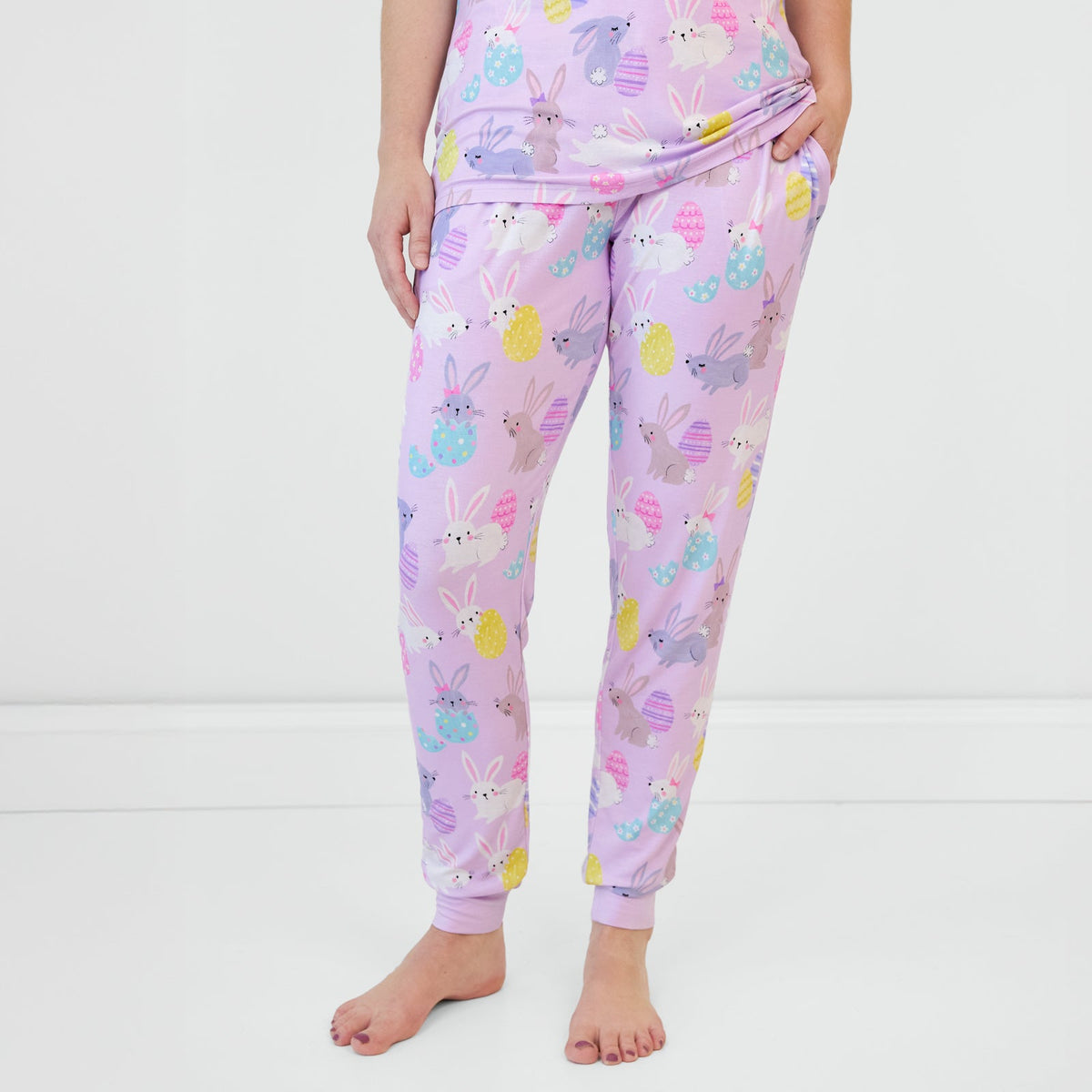 Lavender Hoppy Days Women's Pajama Pants
