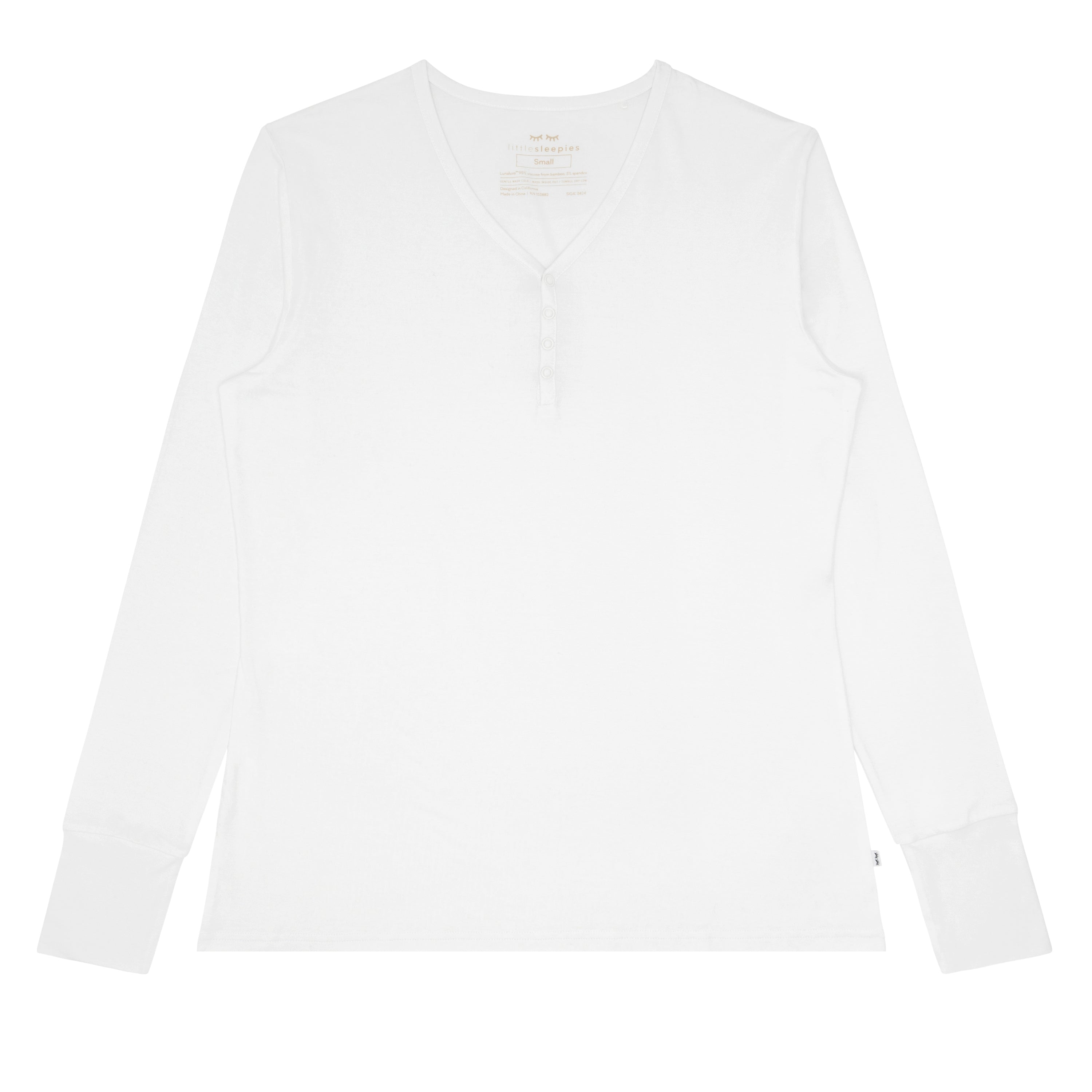 Bright White Women's Pajama Top
