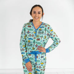 Golden State Women's Long Sleeve Pajama Top