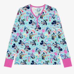 Pink Disney Mickey's Clubhouse Women's Long Sleeve Pajama Top