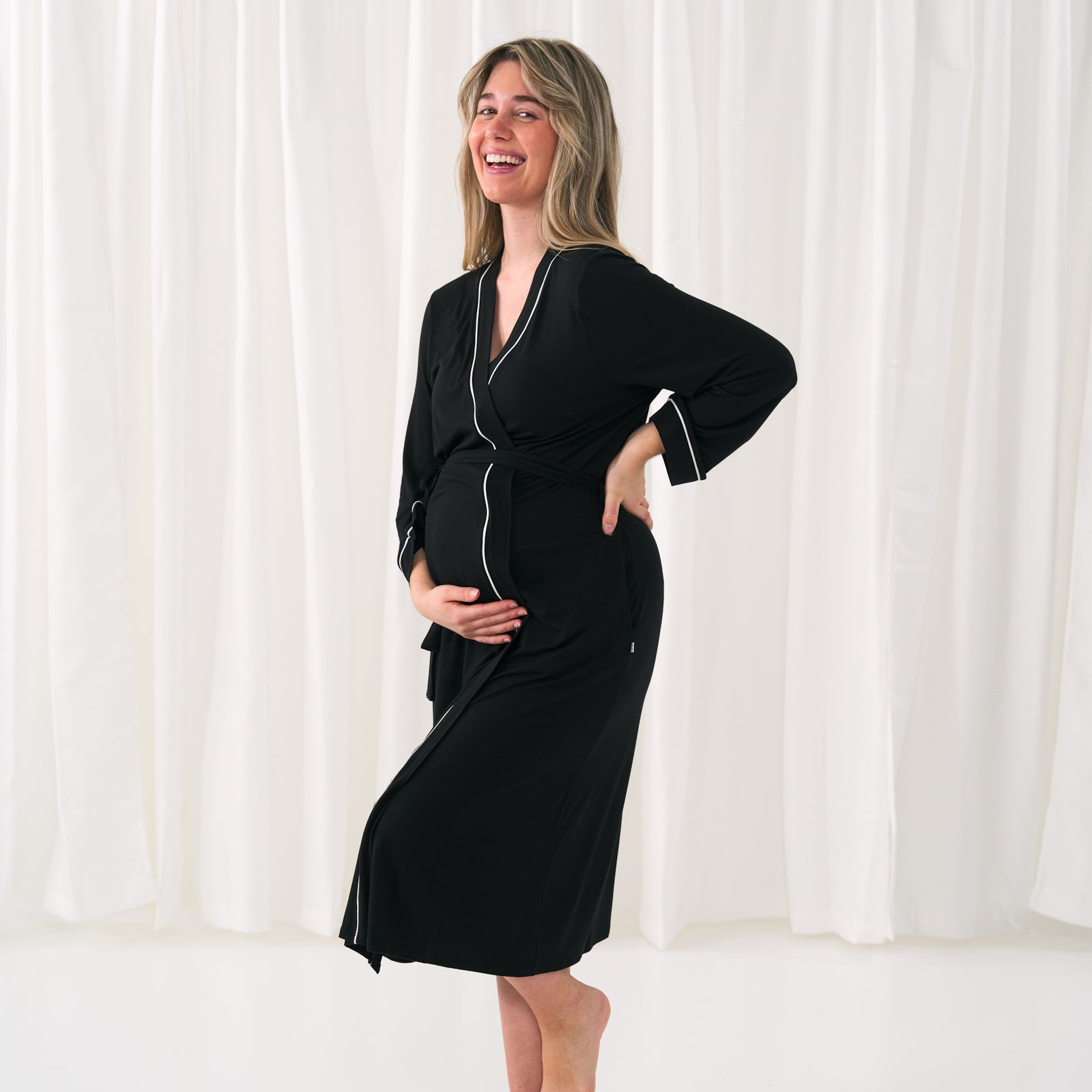 Black Women's Robe