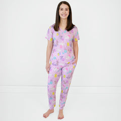 Lavender Hoppy Days Women's Pajama Pants