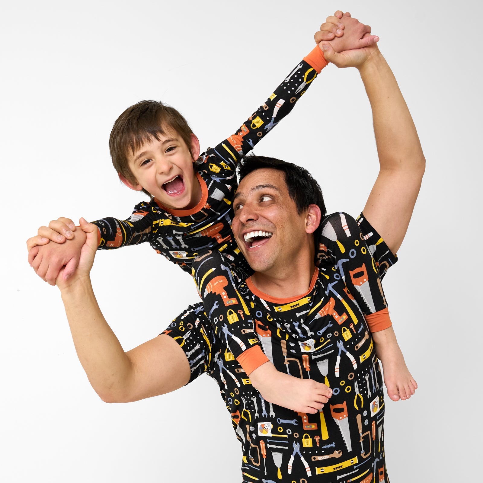 Little Builders Men's Short Sleeve Pajama Top