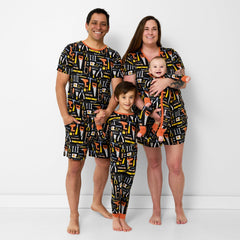 Little Builders Women's Short Sleeve Pajama Top