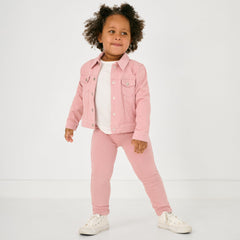Mauve Blush Denim Jegging