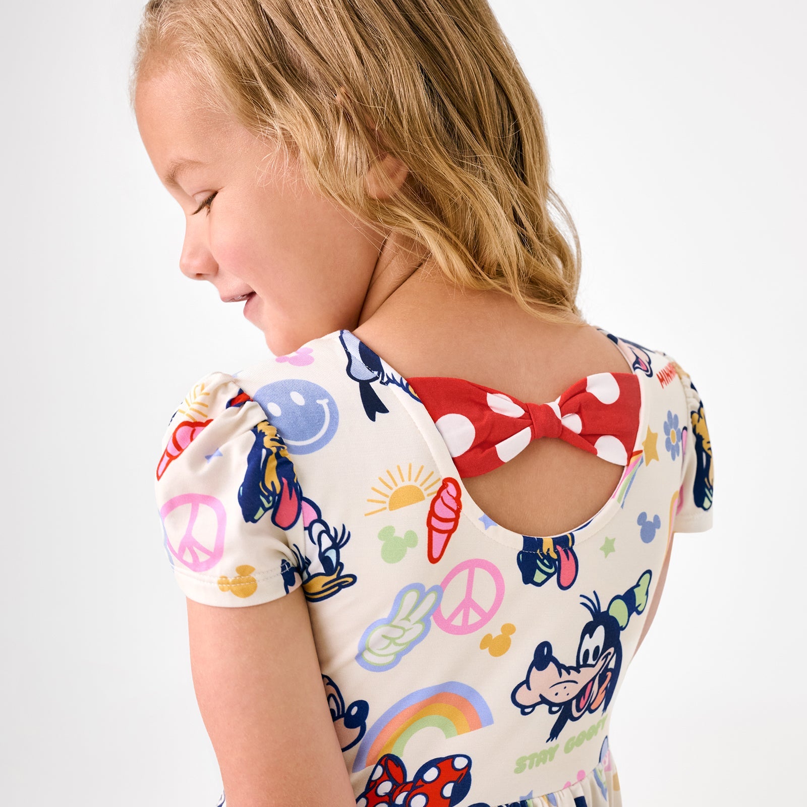 Disney Mickey's Clubhouse Bow Back Skater Dress
