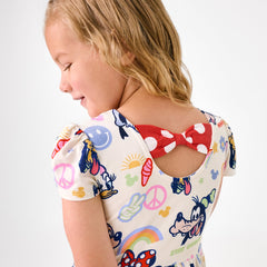 Disney Mickey's Clubhouse Bow Back Skater Dress