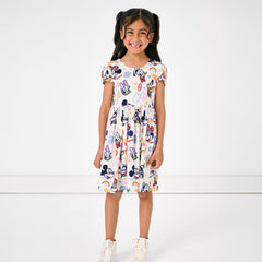 Disney Mickey's Clubhouse Bow Back Skater Dress