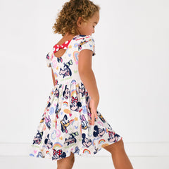 Disney Mickey's Clubhouse Bow Back Skater Dress