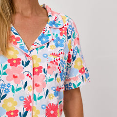 Midsummer Meadow Women's Short Sleeve & Shorts Pajama Set
