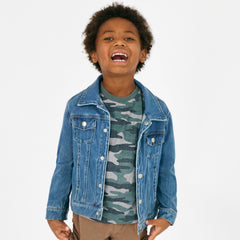 Midwash Blue Denim Trucker Jacket
