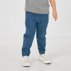 Midwash Blue Denim Jogger