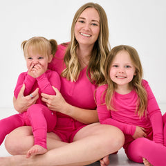 Mighty Magenta Women's Short Sleeve Pajama Top