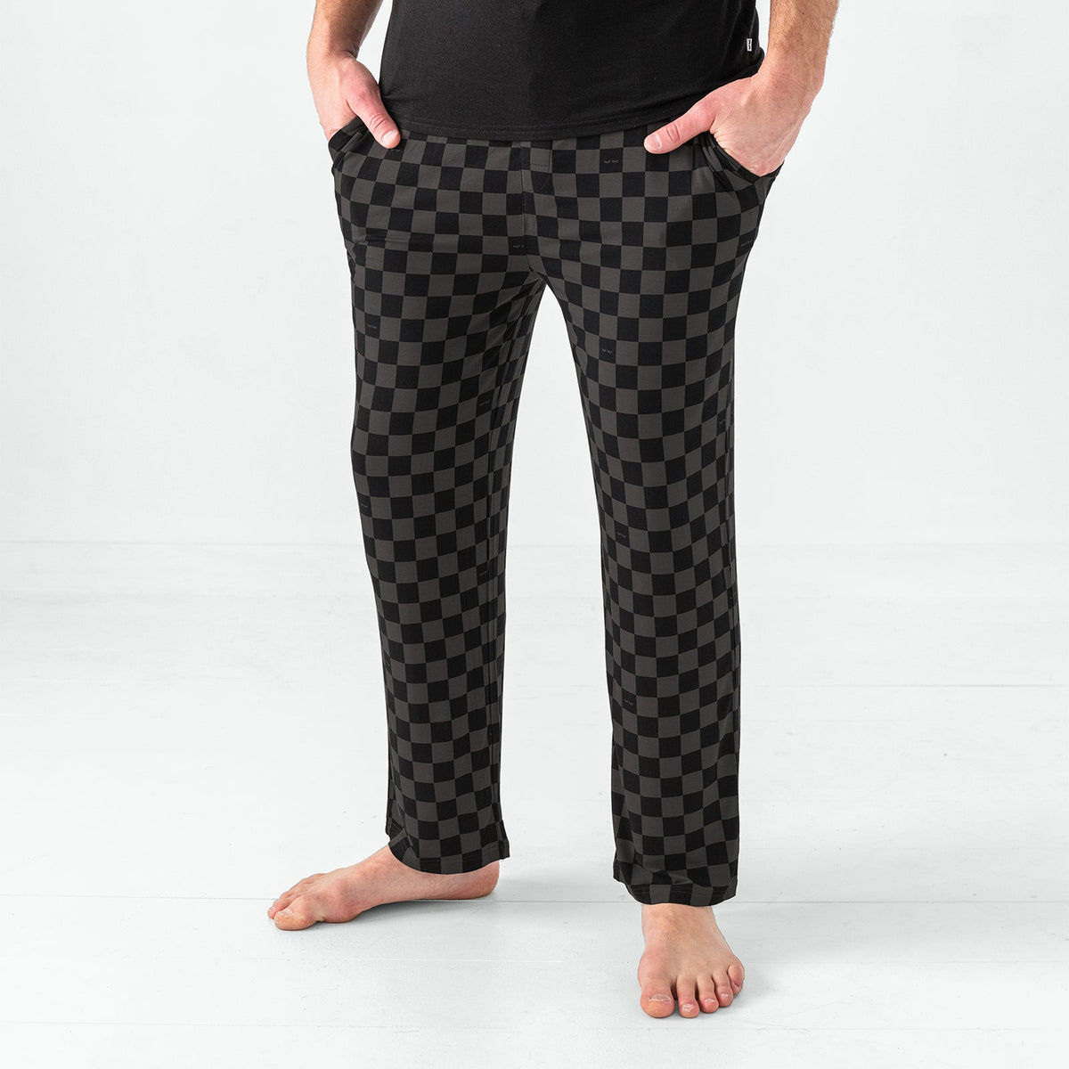 Monochrome Checks Men's Pajama Pants