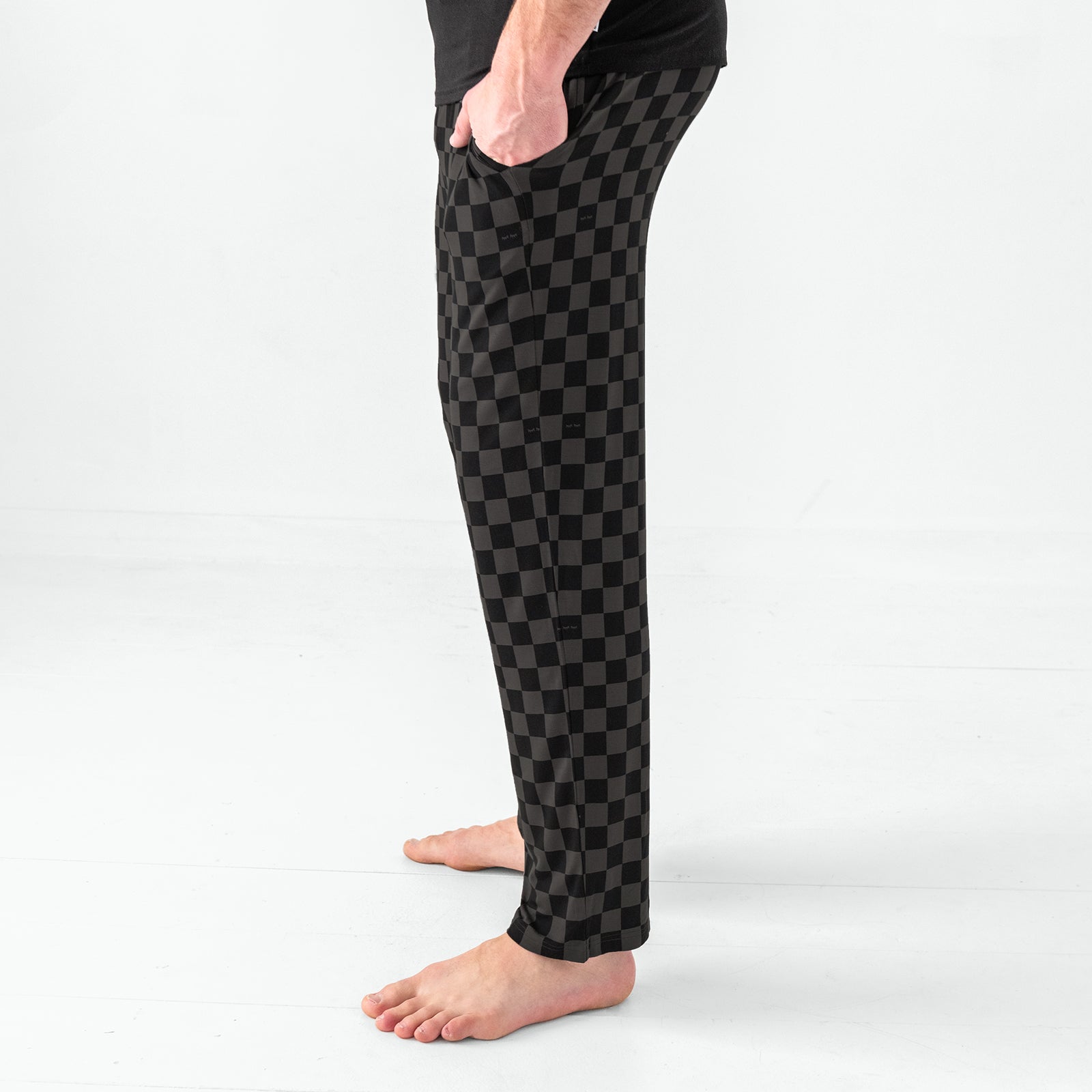 Monochrome Checks Men's Pajama Pants