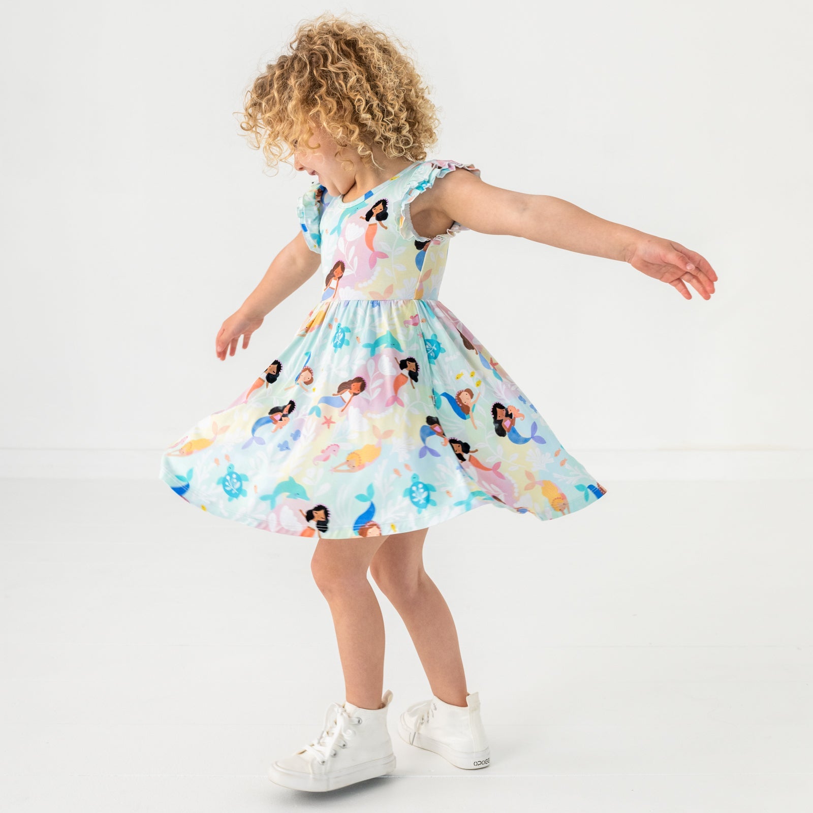 Mystic Mermaids Flutter Twirl Dress