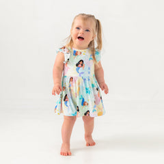 Mystic Mermaids Flutter Twirl Dress with Bodysuit