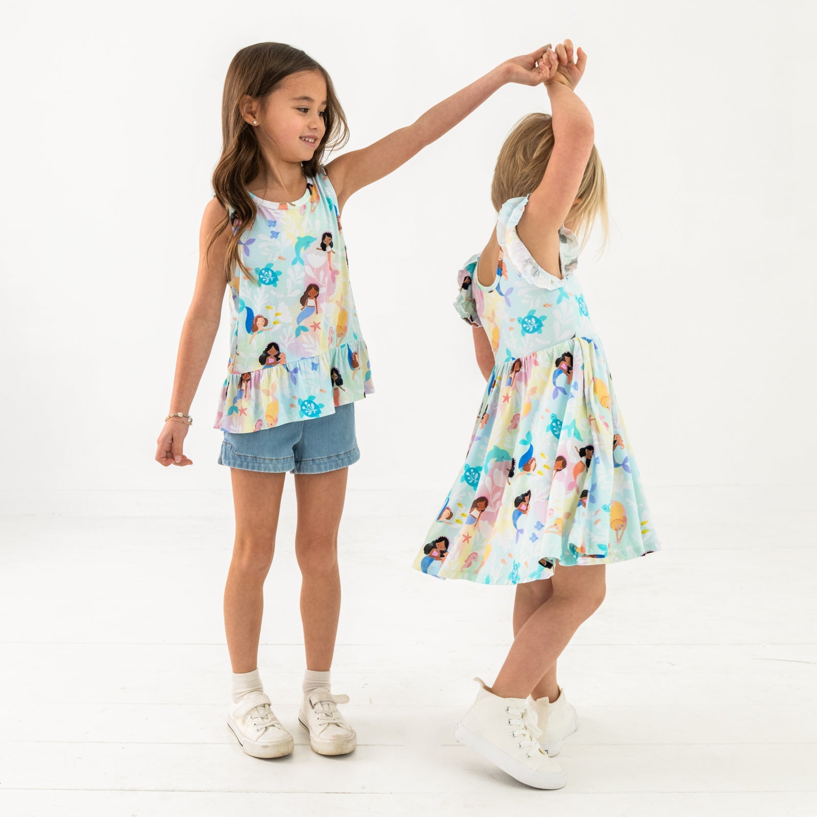 Mystic Mermaids Flutter Twirl Dress