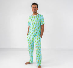 Pickle Power Men's Short Sleeve Pajama Top