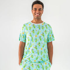 Pickle Power Men's Short Sleeve Pajama Top