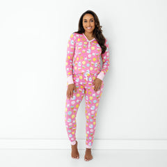 Pink Cookies & Milk Women's Pajama Top