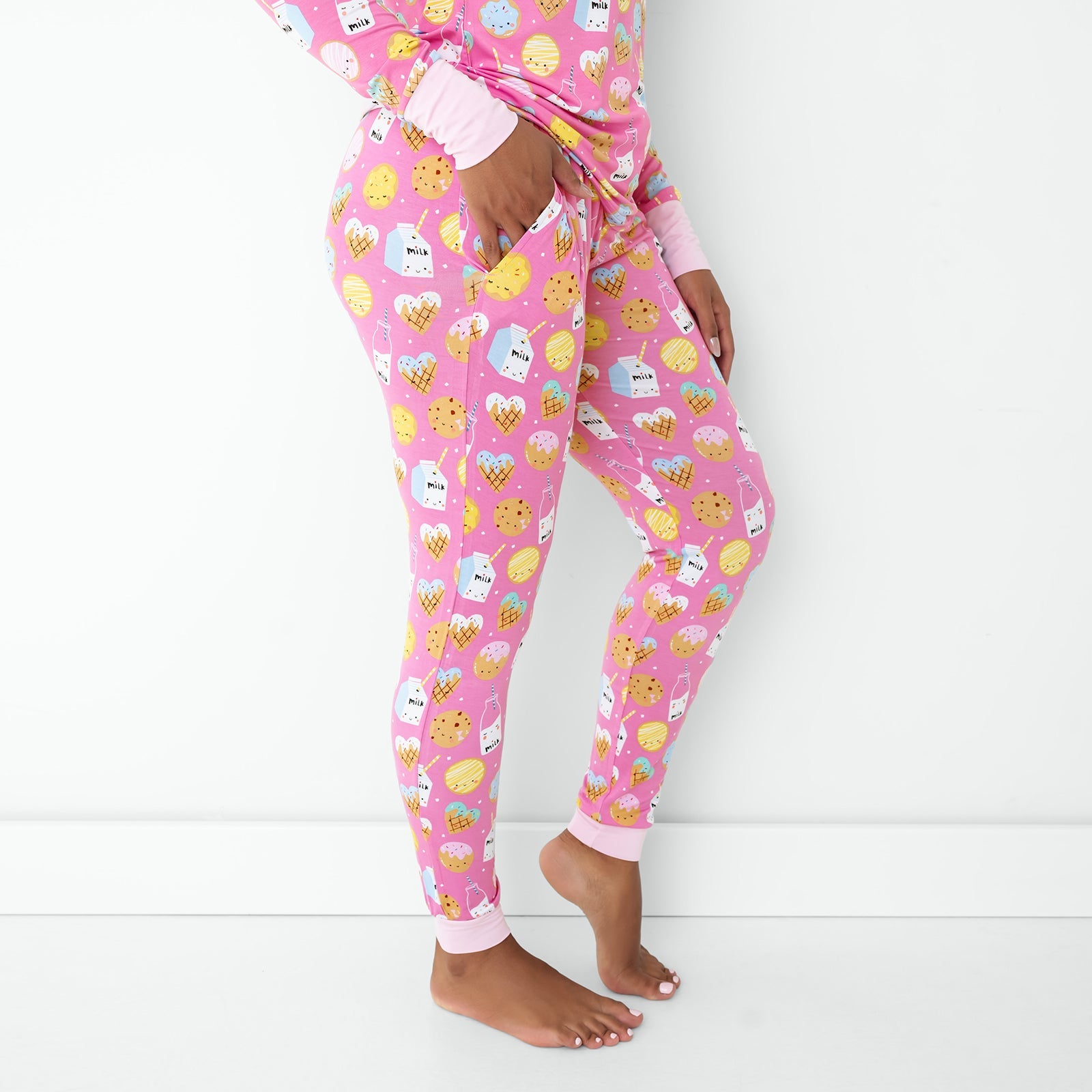 Pink Cookies & Milk Women's Pajama Pants