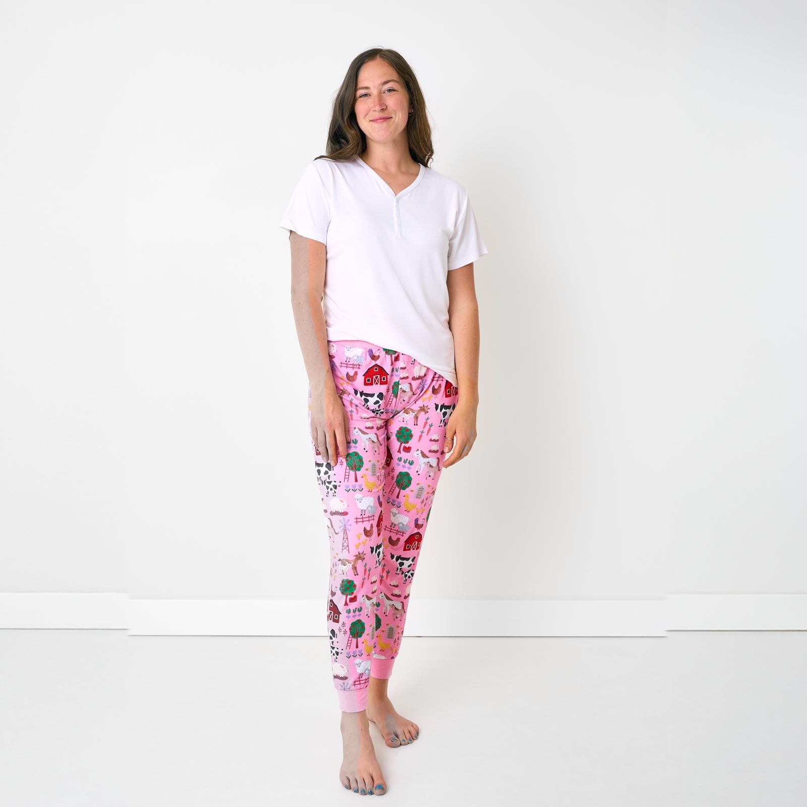 Pink Farm Fam Women's Pajama Pants