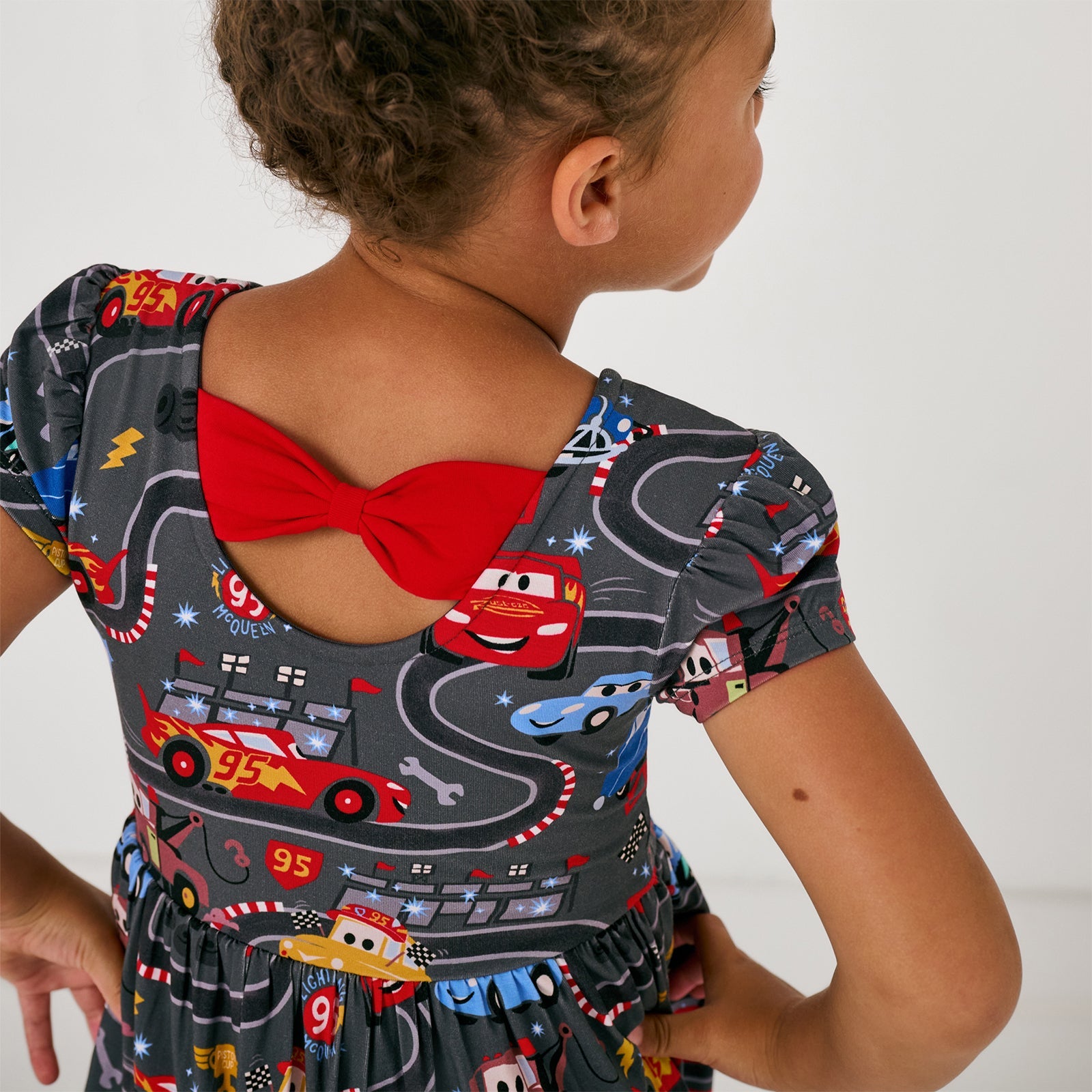 Disney & Pixar Piston Cup Bow Back Skater Dress