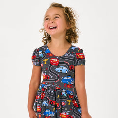 Disney & Pixar Piston Cup Bow Back Skater Dress