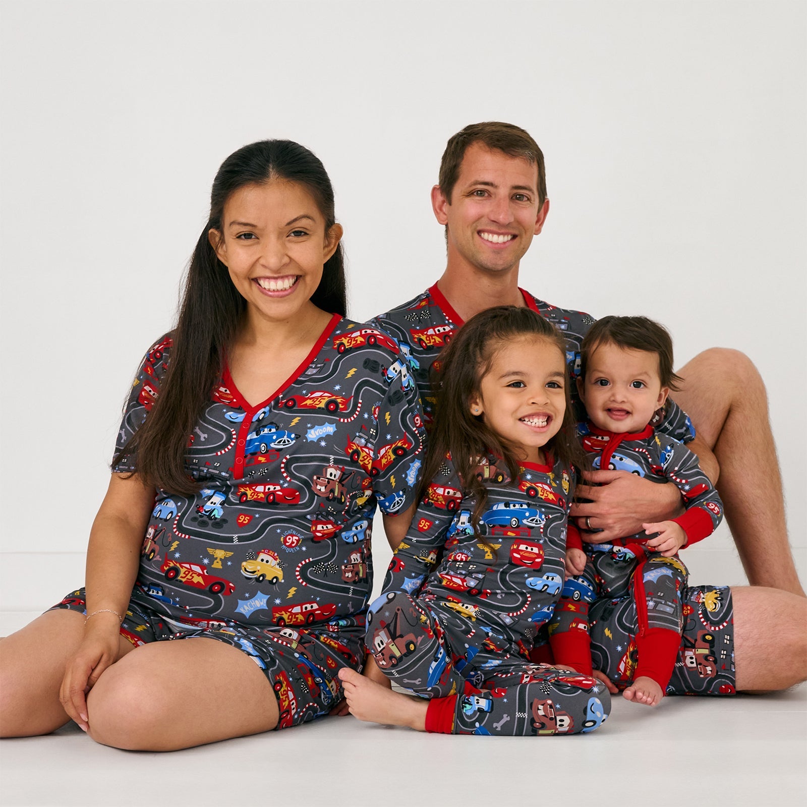 Disney & Pixar Piston Cup Women's Short Sleeve Pajama Top