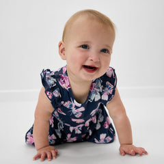 Royal Butterflies Flutter Twirl Dress with Bodysuit
