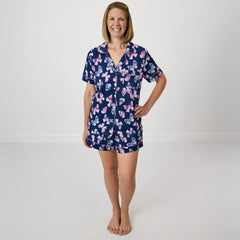 Royal Butterflies Women's Short Sleeve & Shorts Pajama Set