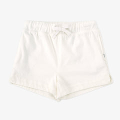 Bright White Denim Shorts