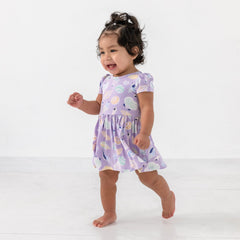 Sandy Treasures Skater Dress with Bodysuit
