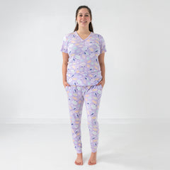 Sandy Treasures Women's Short Sleeve Pajama Top