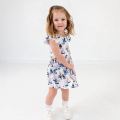 Seas The Day Flutter Skater Dress