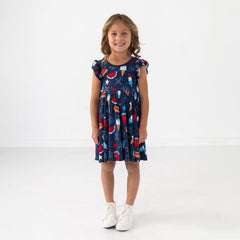 Snacks & Sparkles Flutter Twirl Dress