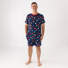 Snacks & Sparkles Men's Short Sleeve Pajama Top