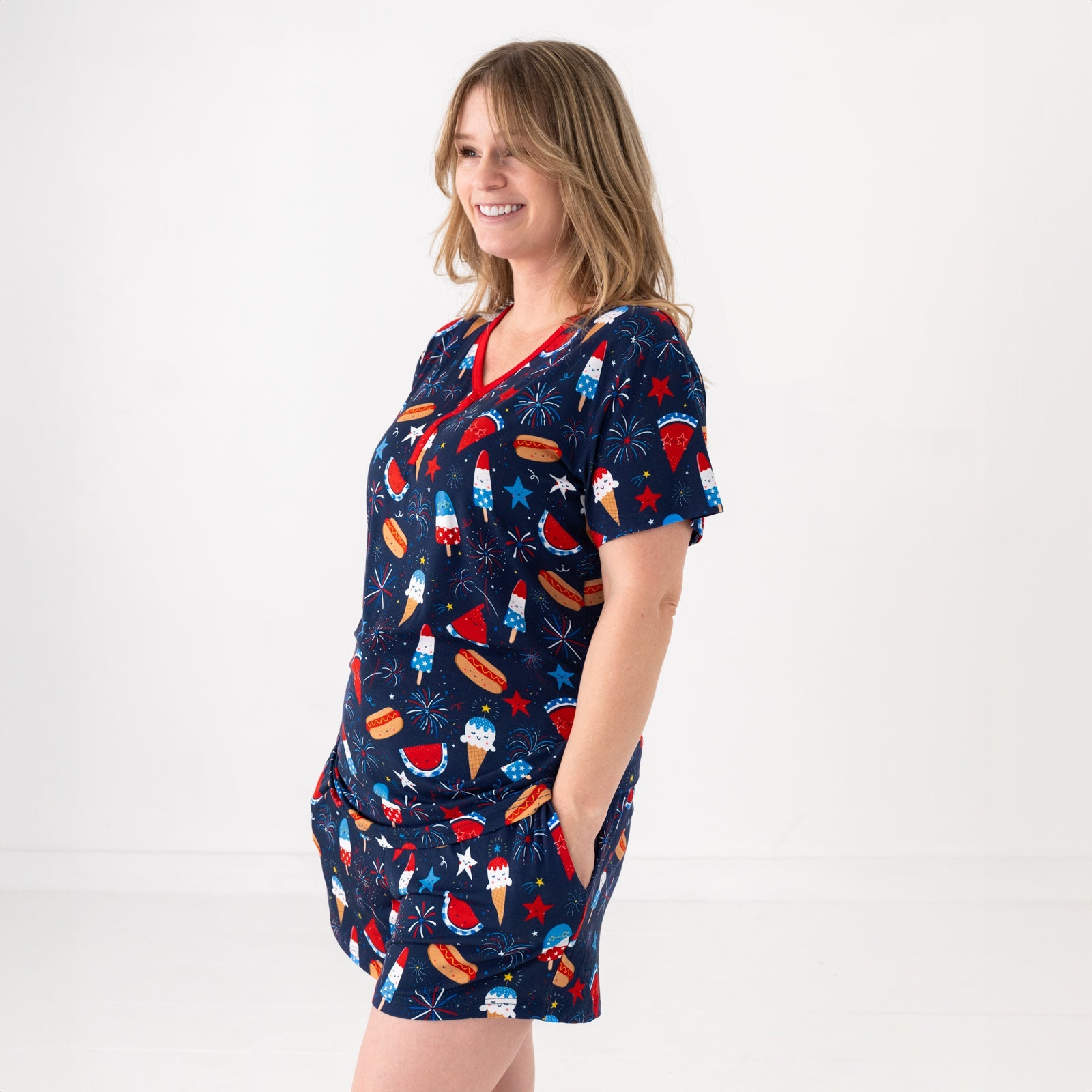 Snacks & Sparkles Women's Pajama Shorts