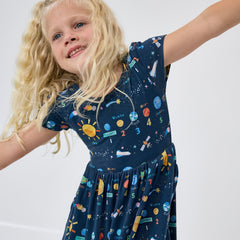 Solar Explorers Skater Dress