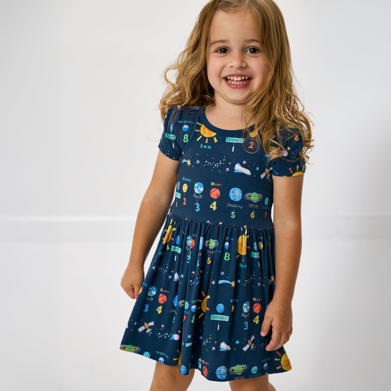 Solar Explorers Skater Dress with Bodysuit
