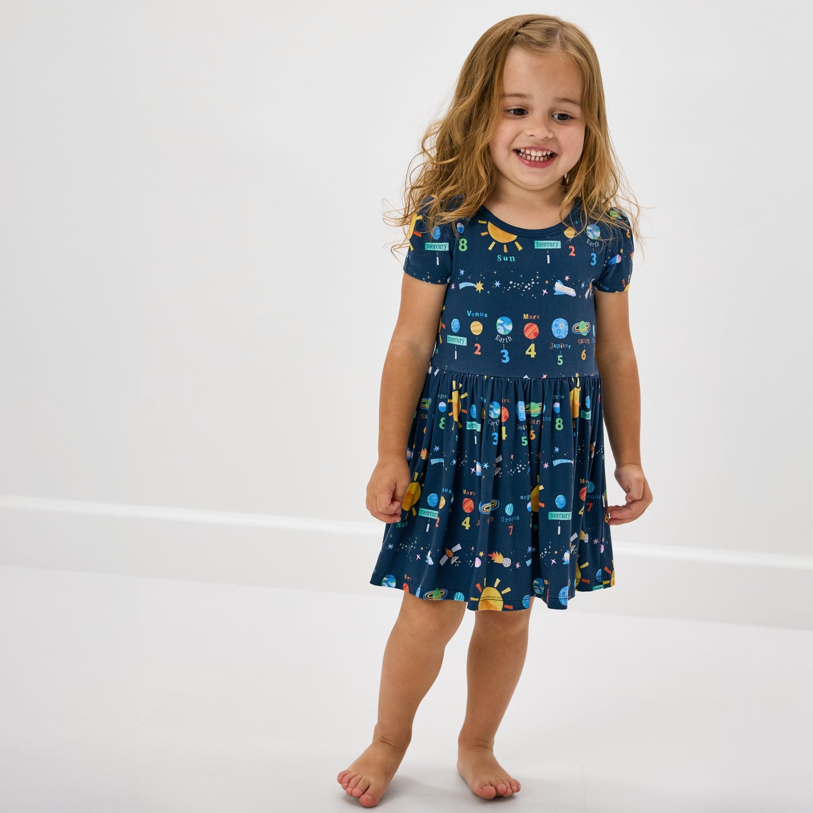 Solar Explorers Skater Dress with Bodysuit