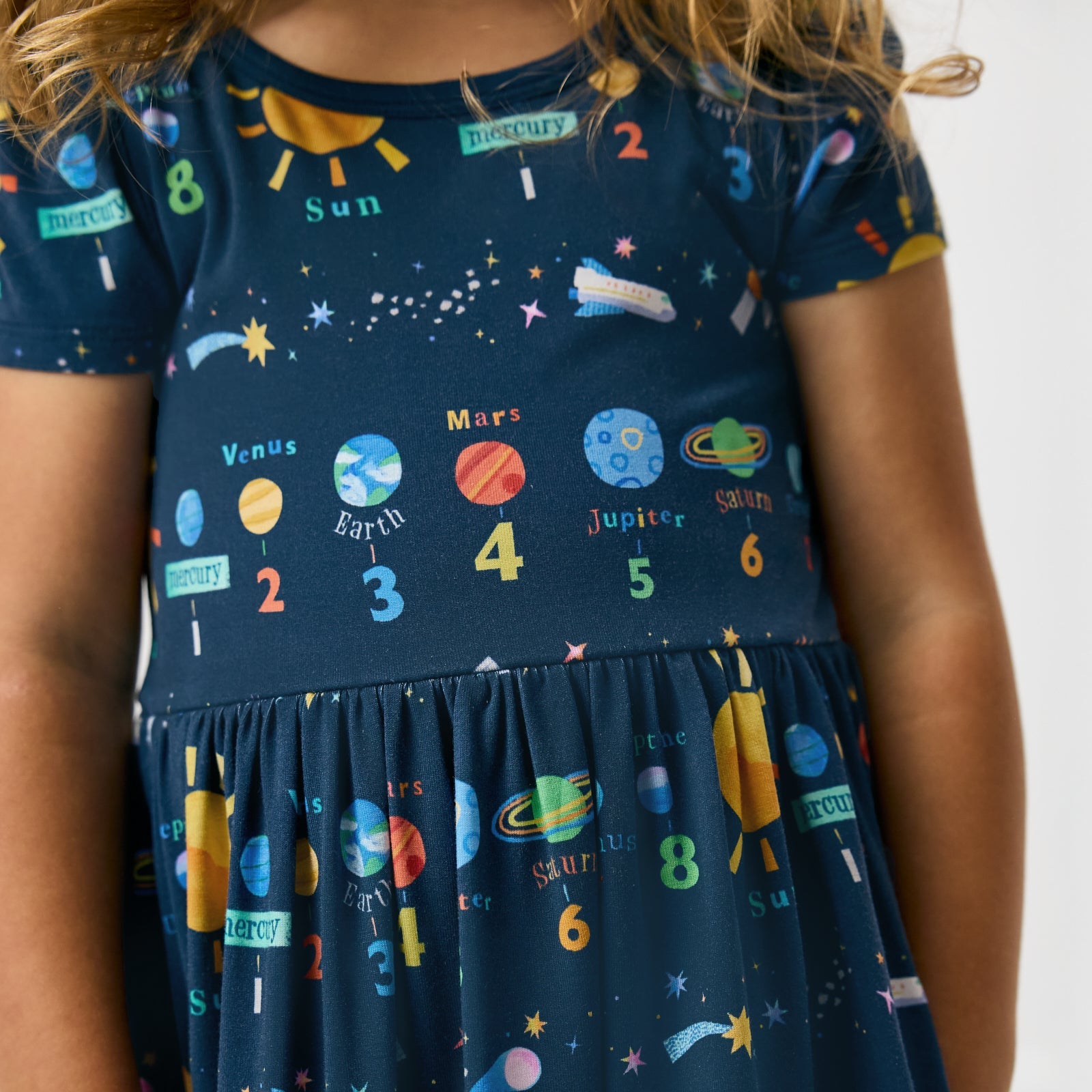 Solar Explorers Skater Dress with Bodysuit