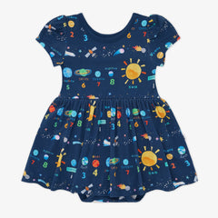 Solar Explorers Skater Dress with Bodysuit