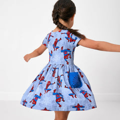 Spidey Sense Patch Pocket Dress