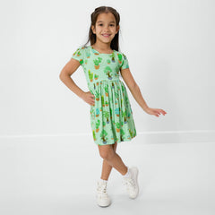 Succulent Love Skater Dress