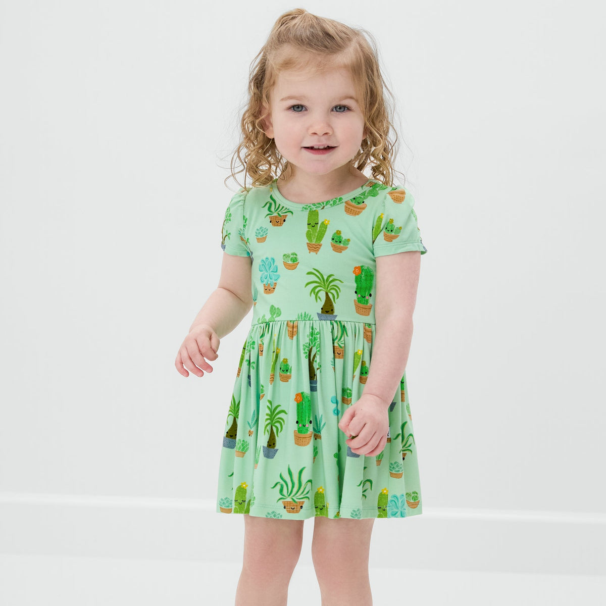 Succulent Love Skater Dress with Bodysuit