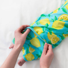 Blue Sunny Citrus Infant Gown