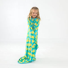 Blue Sunny Citrus Large Cloud Blanket®
